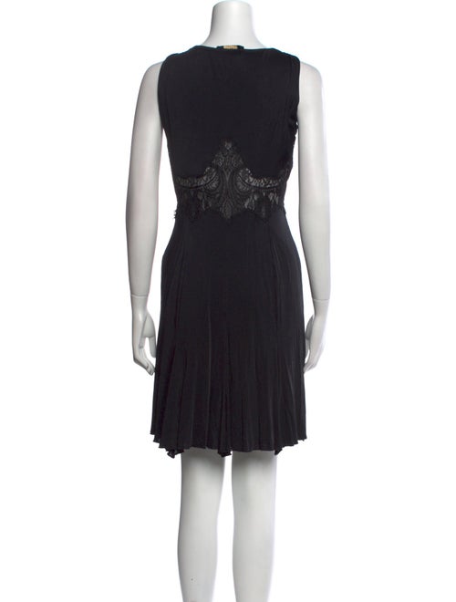 Versace V-Neck Mini Dress