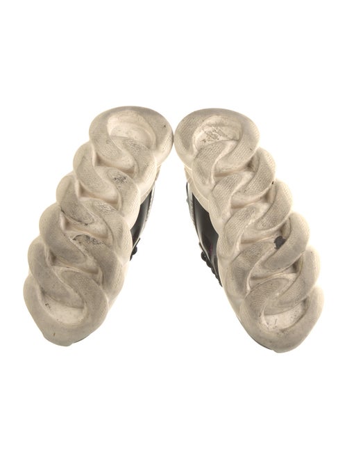 Versace Leather Colorblock Pattern Sneakers