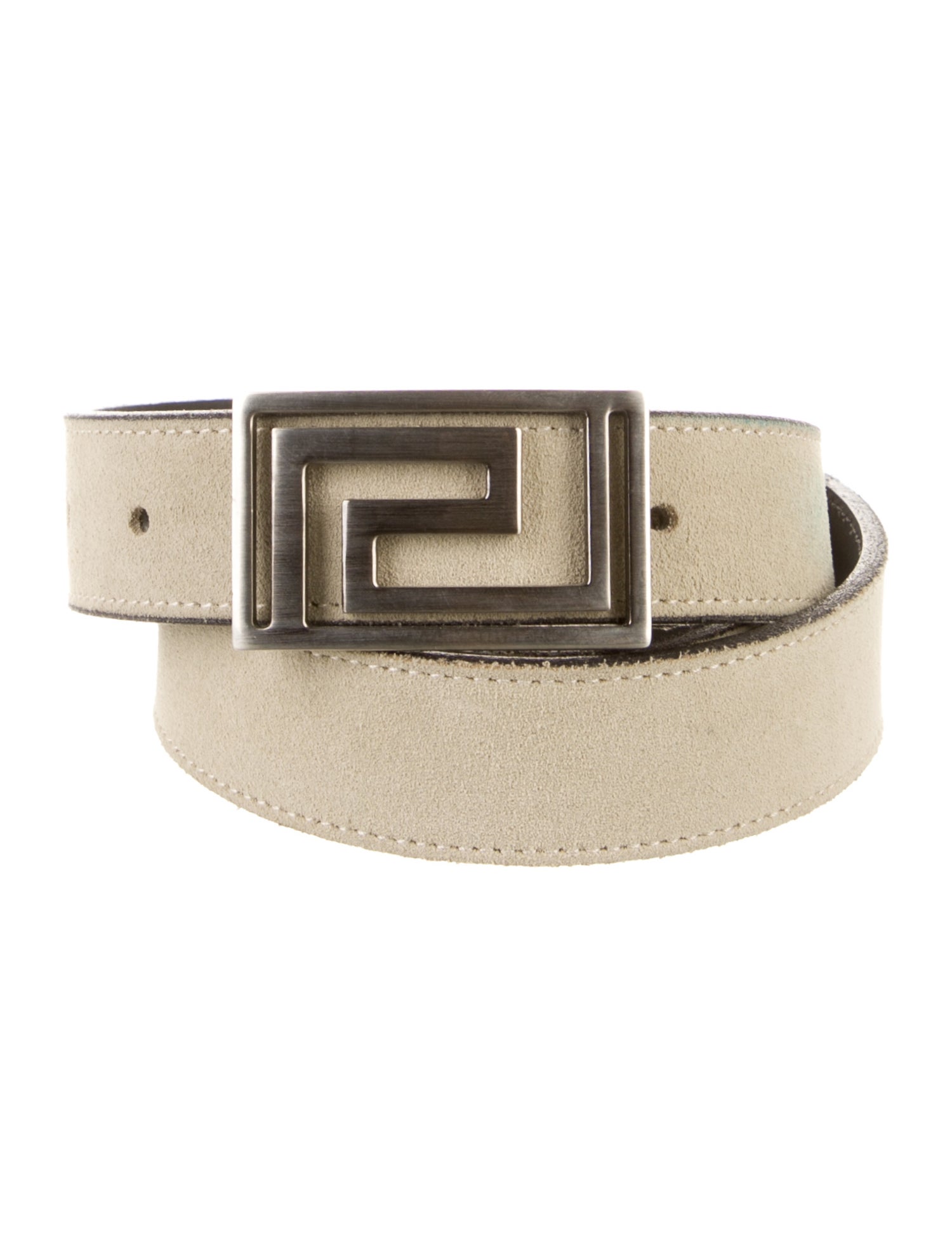 Versace Skinny Suede Belt Kit