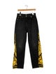 Versace Mid-Rise Wide Leg Jeans