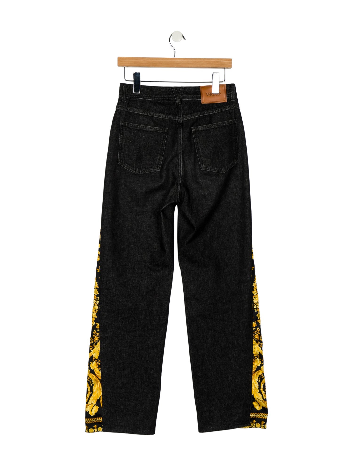 Versace Mid-Rise Wide Leg Jeans