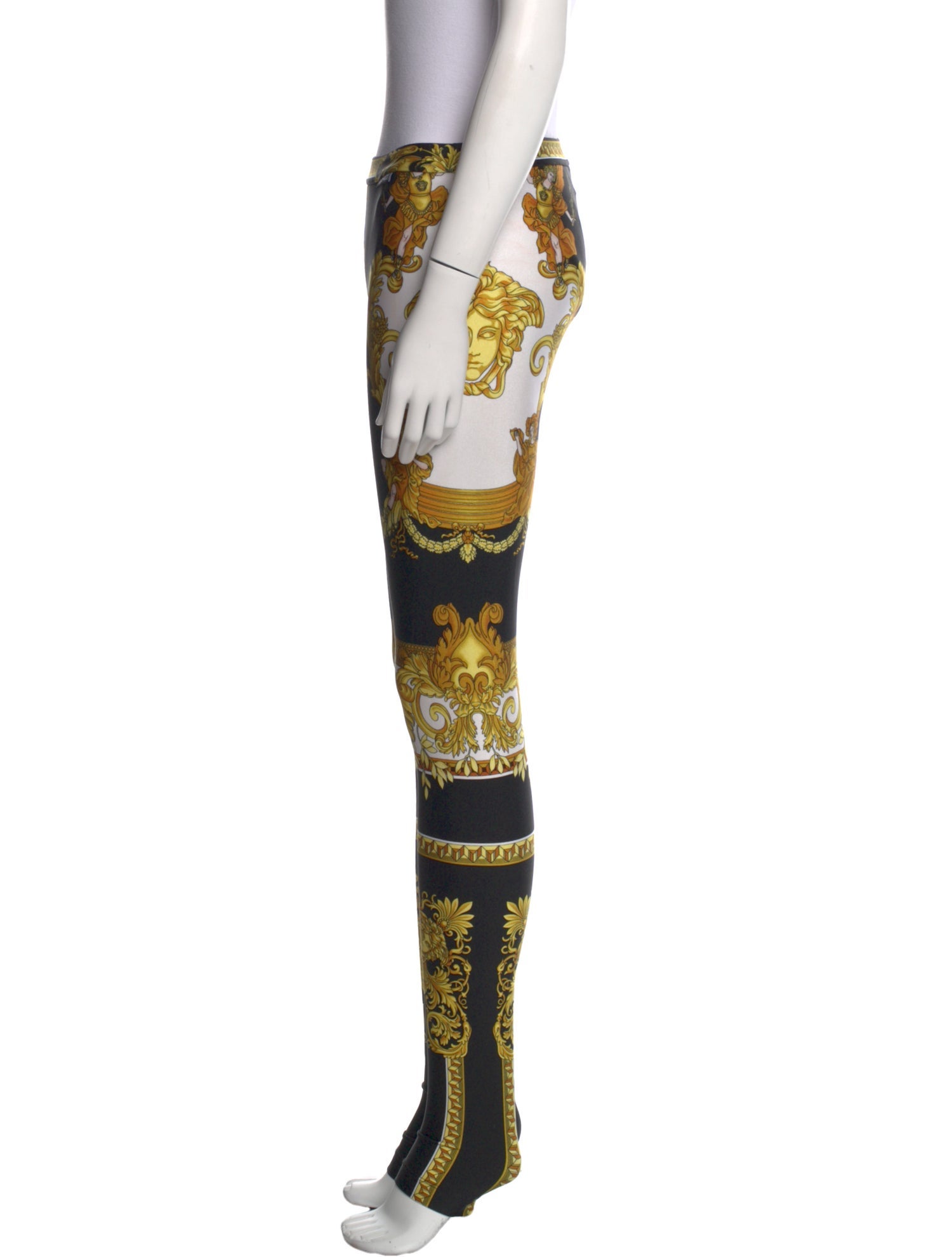 Versace Printed Skinny Leg Pants