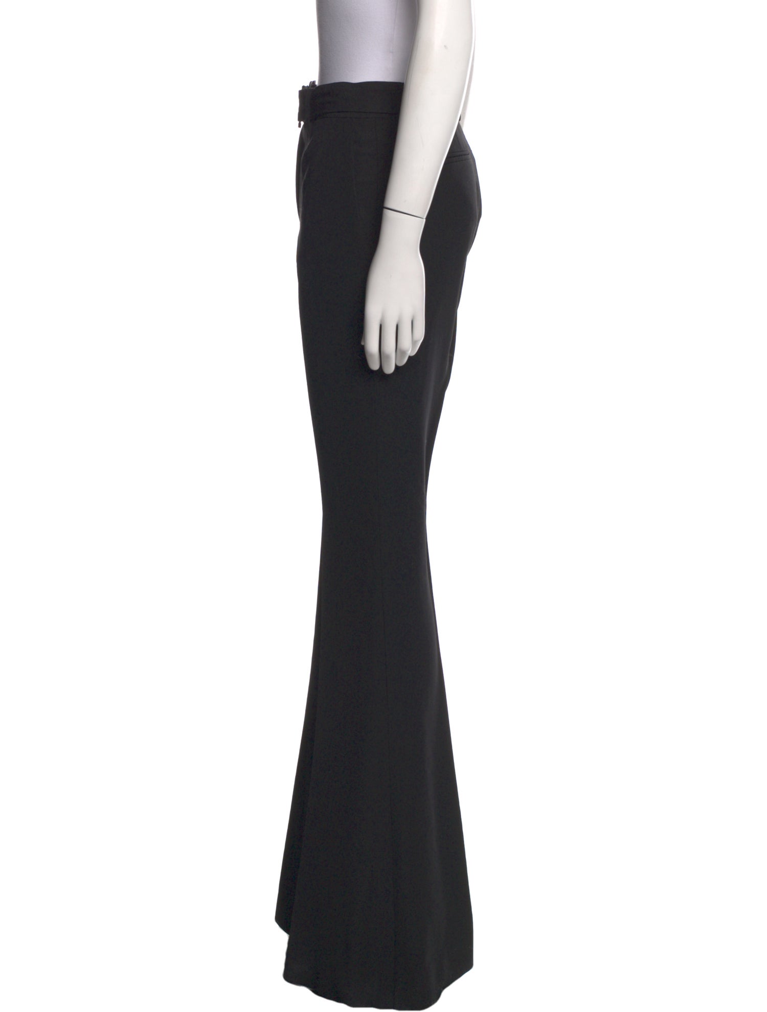 Versace Virgin Wool Wide Leg Pants