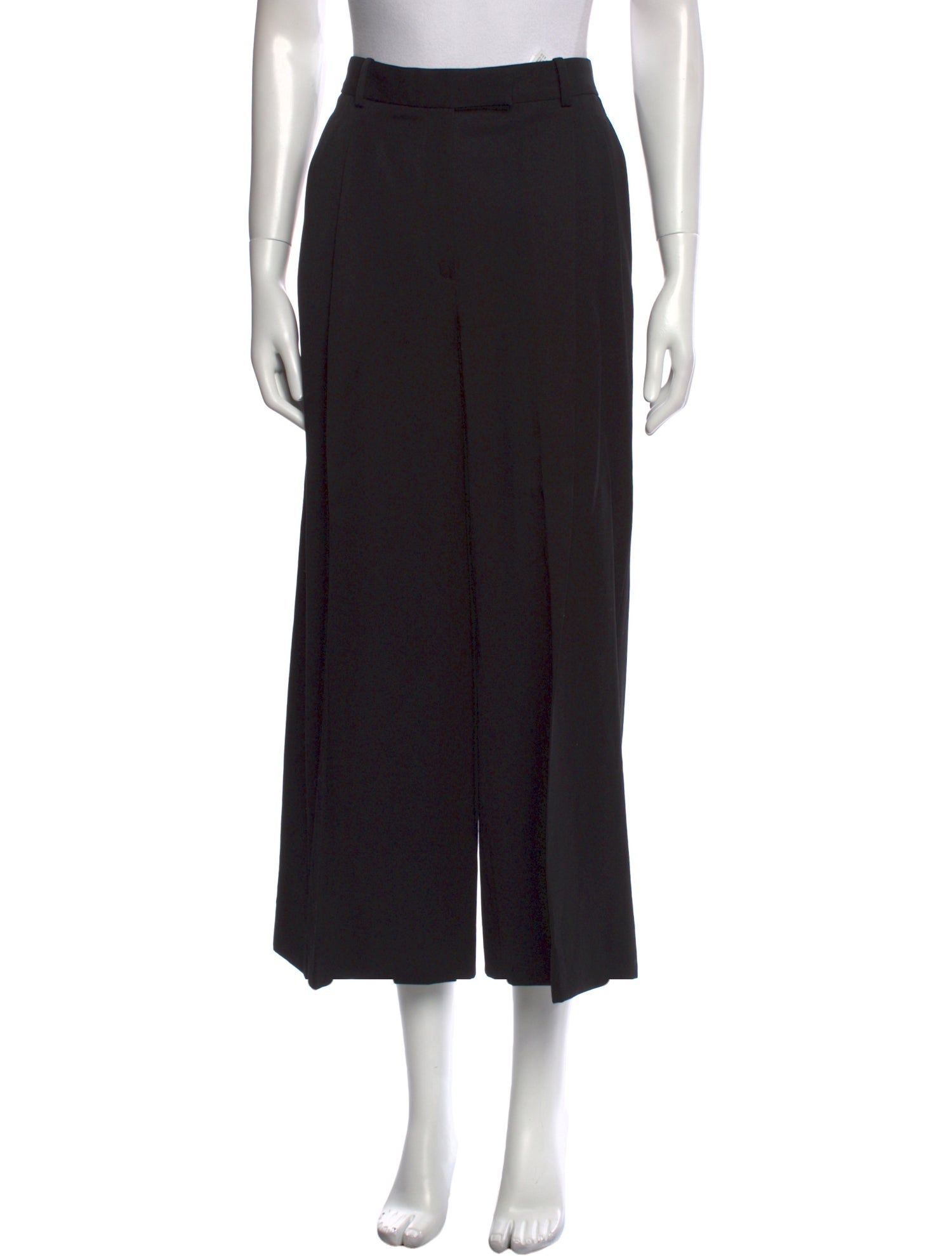 Versace Virgin Wool Wide Leg Pants