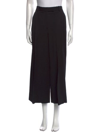 Versace Virgin Wool Wide Leg Pants