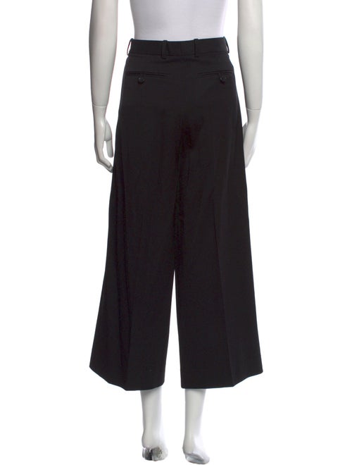 Versace Virgin Wool Wide Leg Pants