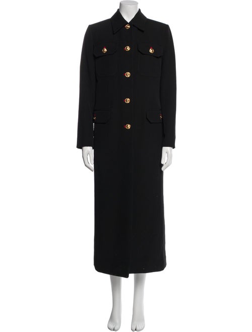 Versace Wool Peacoat