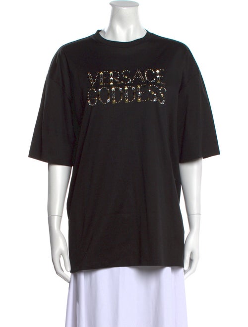 Versace Patterned Crew Neck T-Shirt