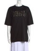 Versace Patterned Crew Neck T-Shirt