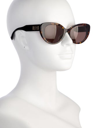 Versace Cat-Eye Tinted Sunglasses