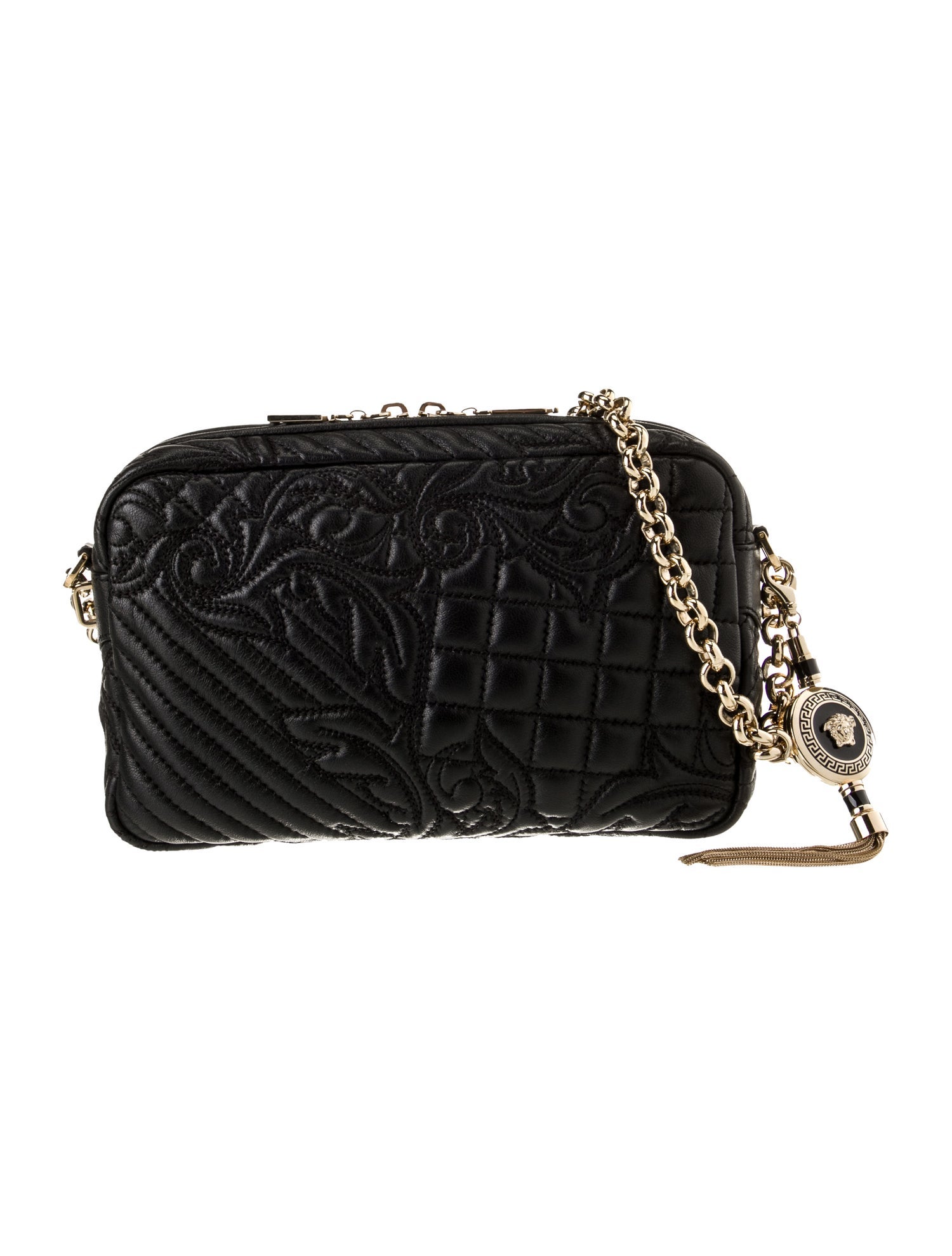 Versace Leather Shoulder Bag