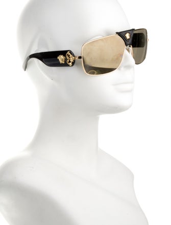 Versace Medusa Insignia Square Sunglasses
