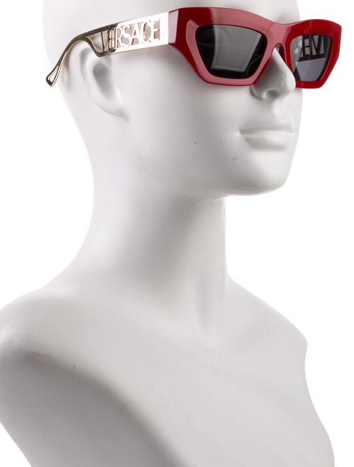Versace Cat-Eye Tinted Sunglasses