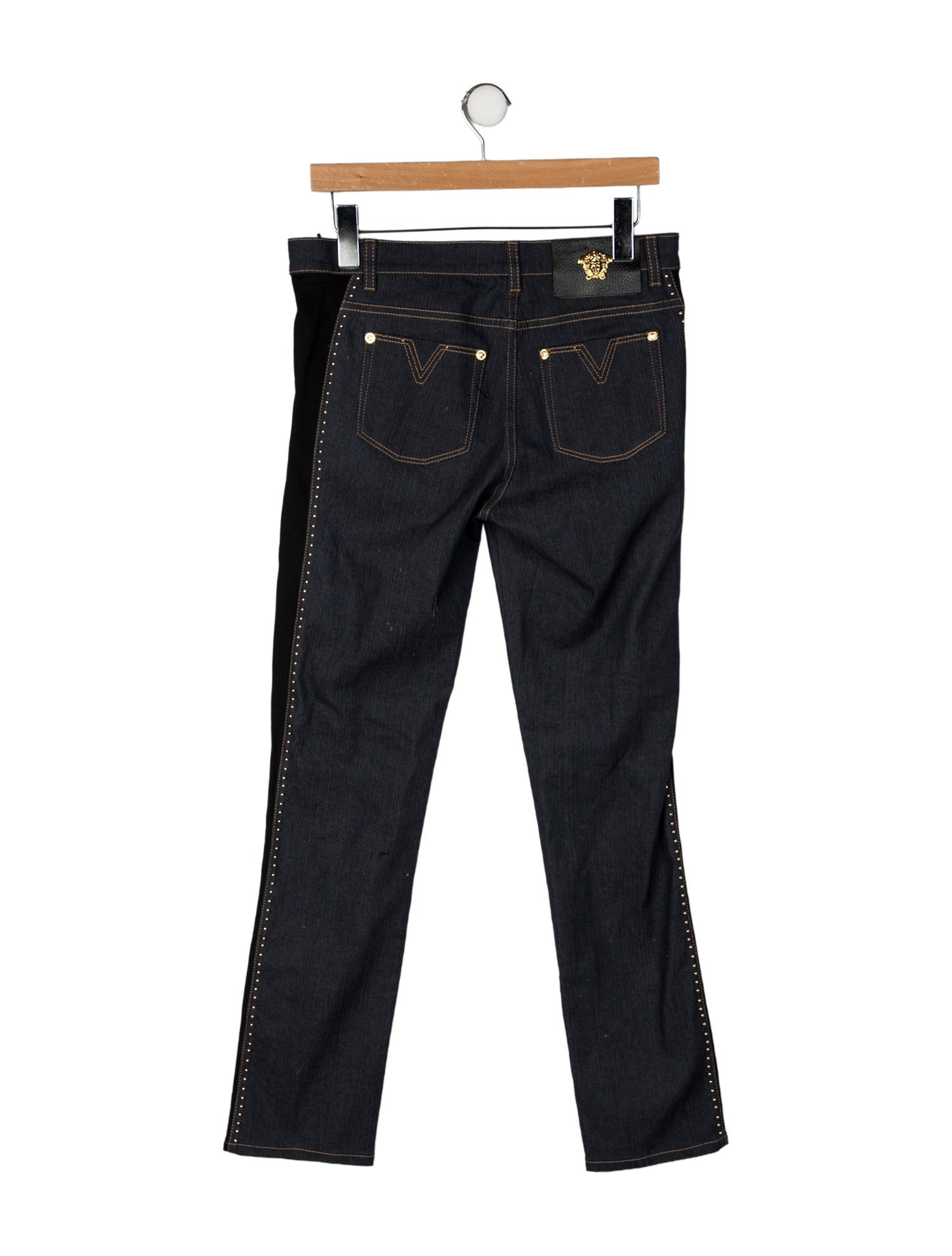 Versace Mid-Rise Straight Leg Jeans w/ Tags