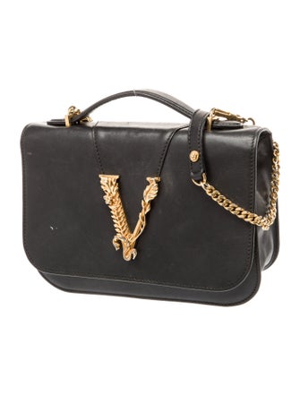 Versace Leather Shoulder Bag
