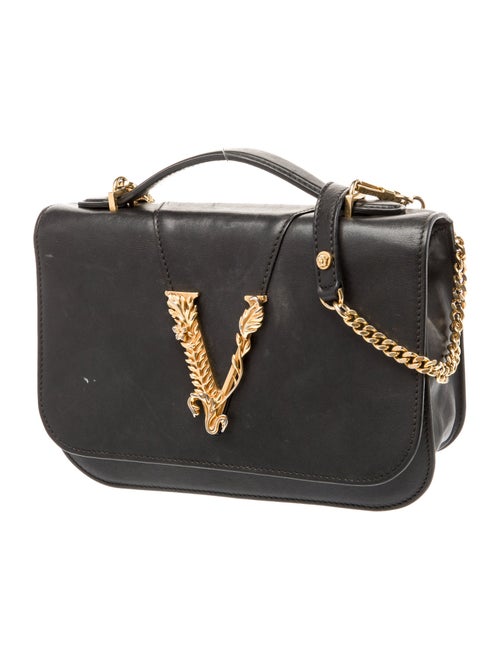 Versace Leather Shoulder Bag