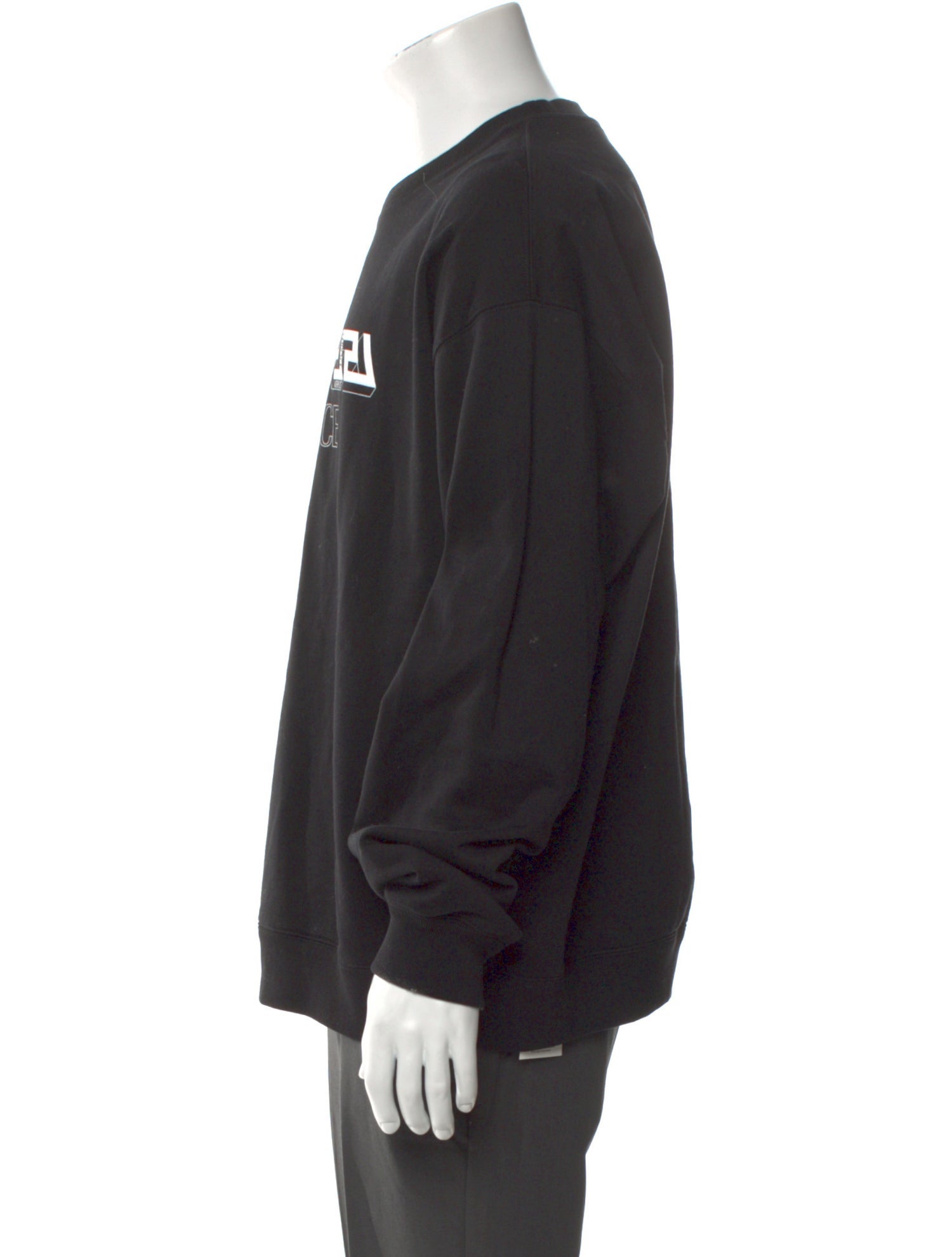 Versace Graphic Print Crew Neck Sweatshirt