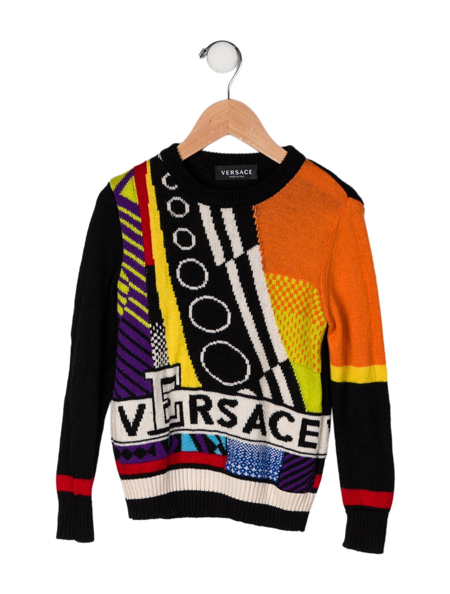 Versace Allover Print Sweater