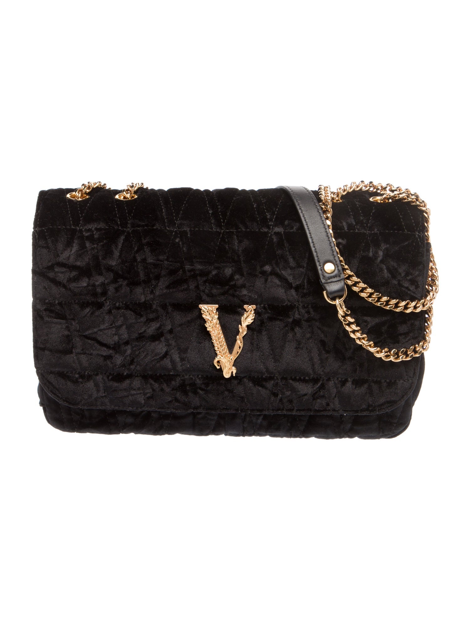 Versace Velvet Crossbody Bag