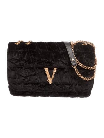 Versace Velvet Crossbody Bag