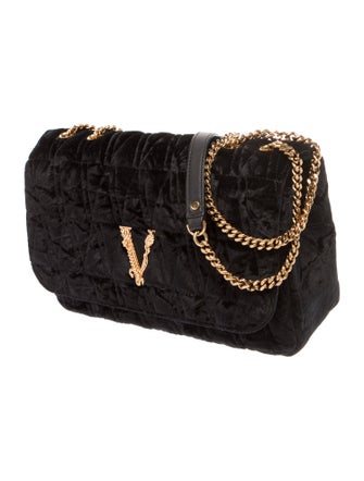 Versace Velvet Crossbody Bag