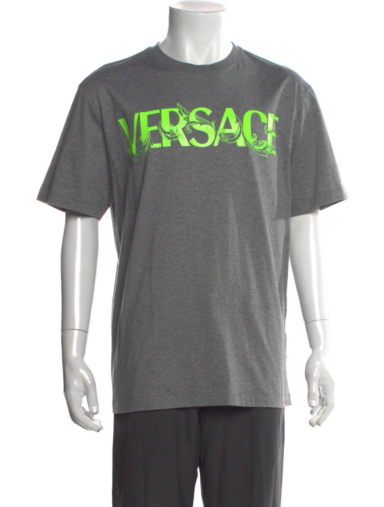 Versace Graphic Print Crew Neck T-Shirt