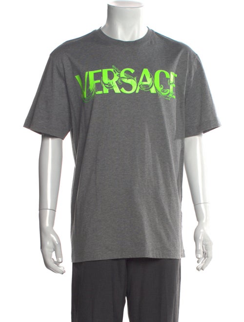 Versace Graphic Print Crew Neck T-Shirt