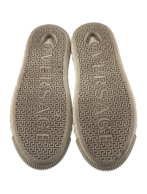 Versace Leather Colorblock Pattern Sneakers