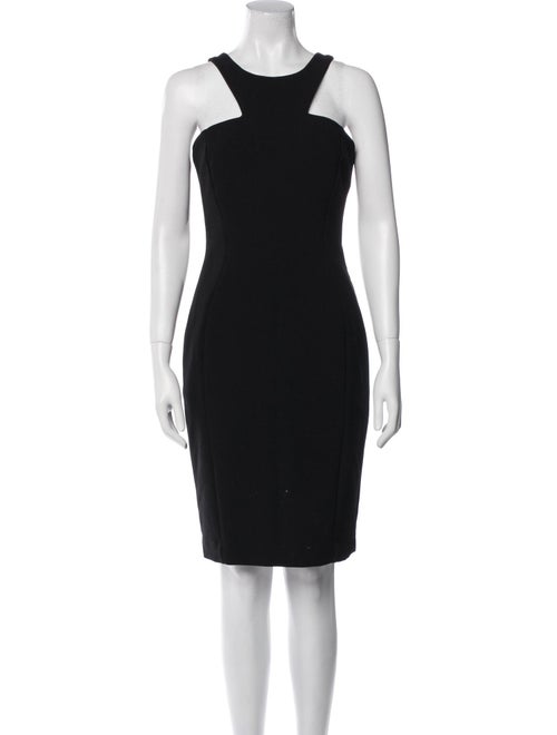 Versace Crew Neck Knee-Length Dress