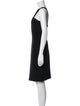 Versace Crew Neck Knee-Length Dress