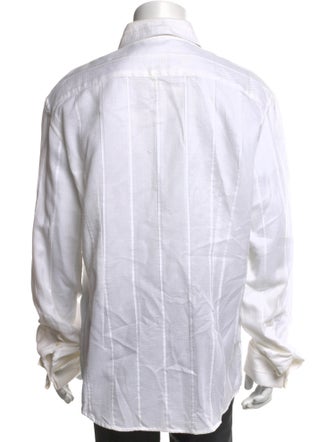 Versace Long Sleeve Tuxedo Shirt