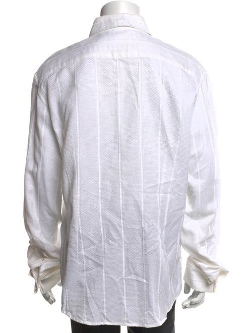 Versace Long Sleeve Tuxedo Shirt