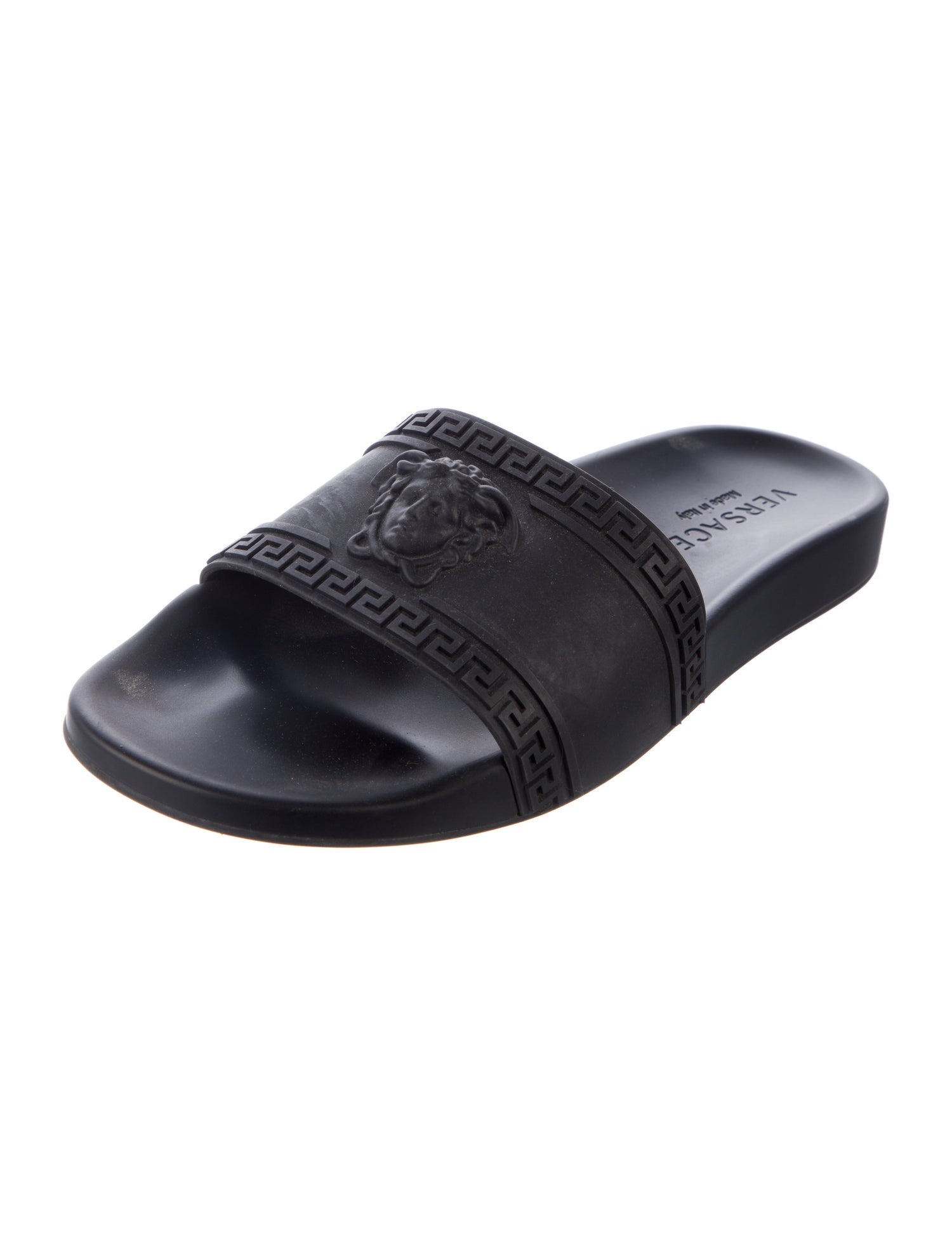 Versace Medusa Insignia Rubber Slides