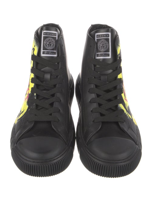 Versace Greca Medusa Smile High Top Sneakers