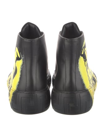 Versace Greca Medusa Smile High Top Sneakers