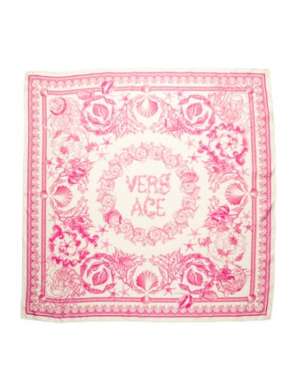 Versace Silk Paisley Print Scarf
