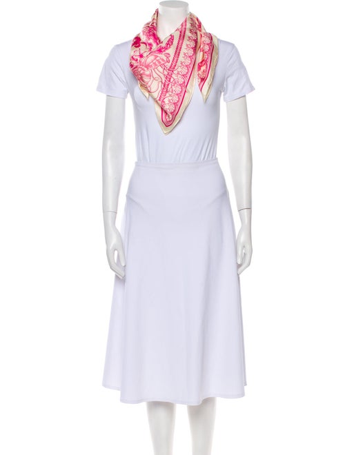 Versace Silk Paisley Print Scarf