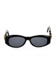 Versace Medusa Insignia Aviator Sunglasses