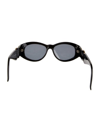 Versace Medusa Insignia Aviator Sunglasses