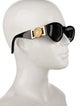 Versace Medusa Insignia Aviator Sunglasses