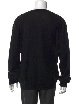 Versace Printed Crew Neck Pullover