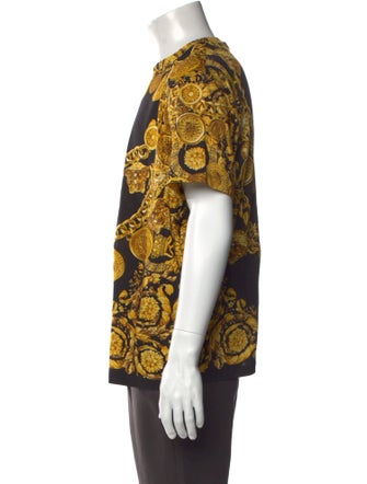 Versace Printed Crew Neck T-Shirt