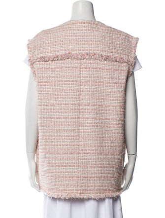 Versace Tweed Pattern Vest