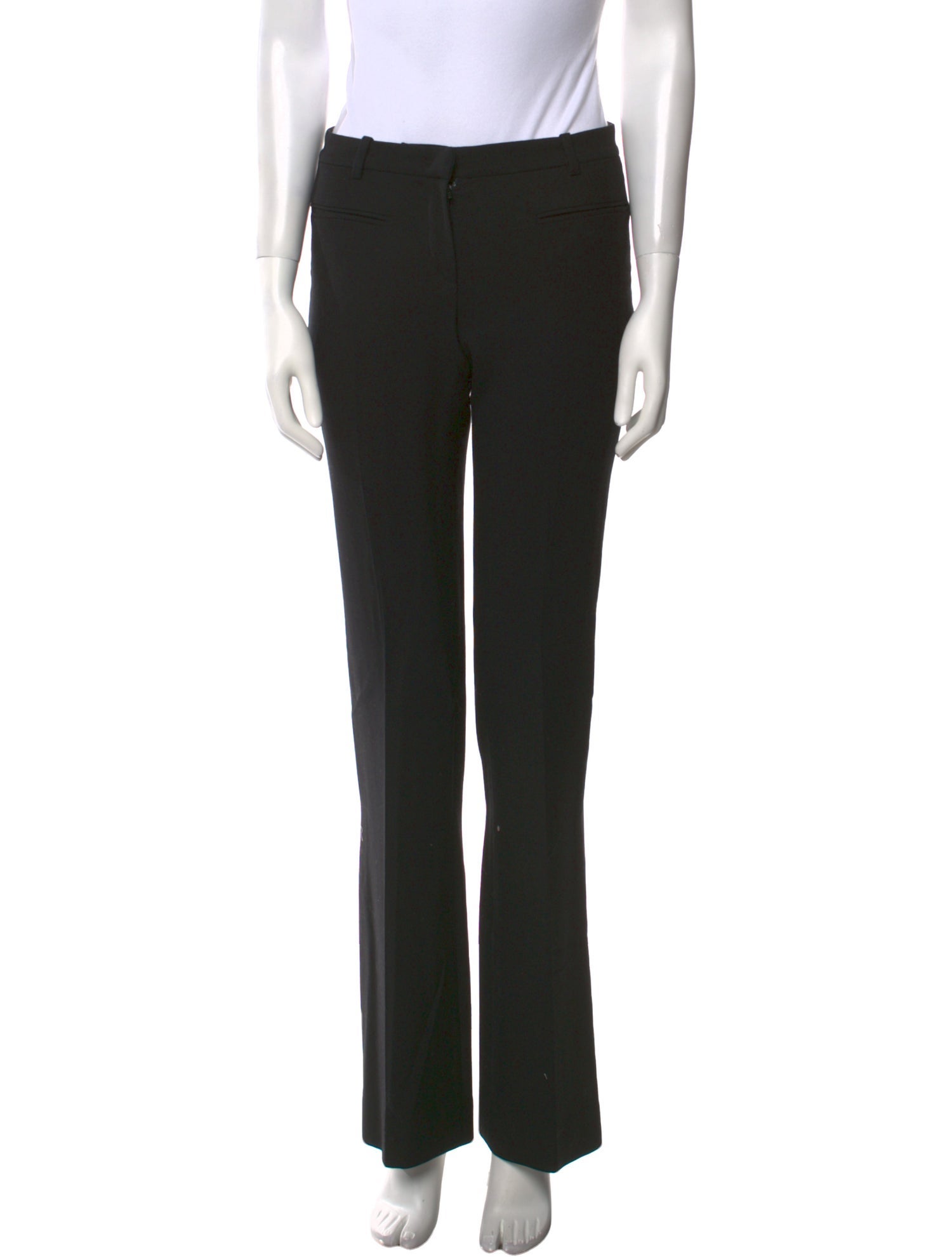 Versace Wool Wide Leg Pants