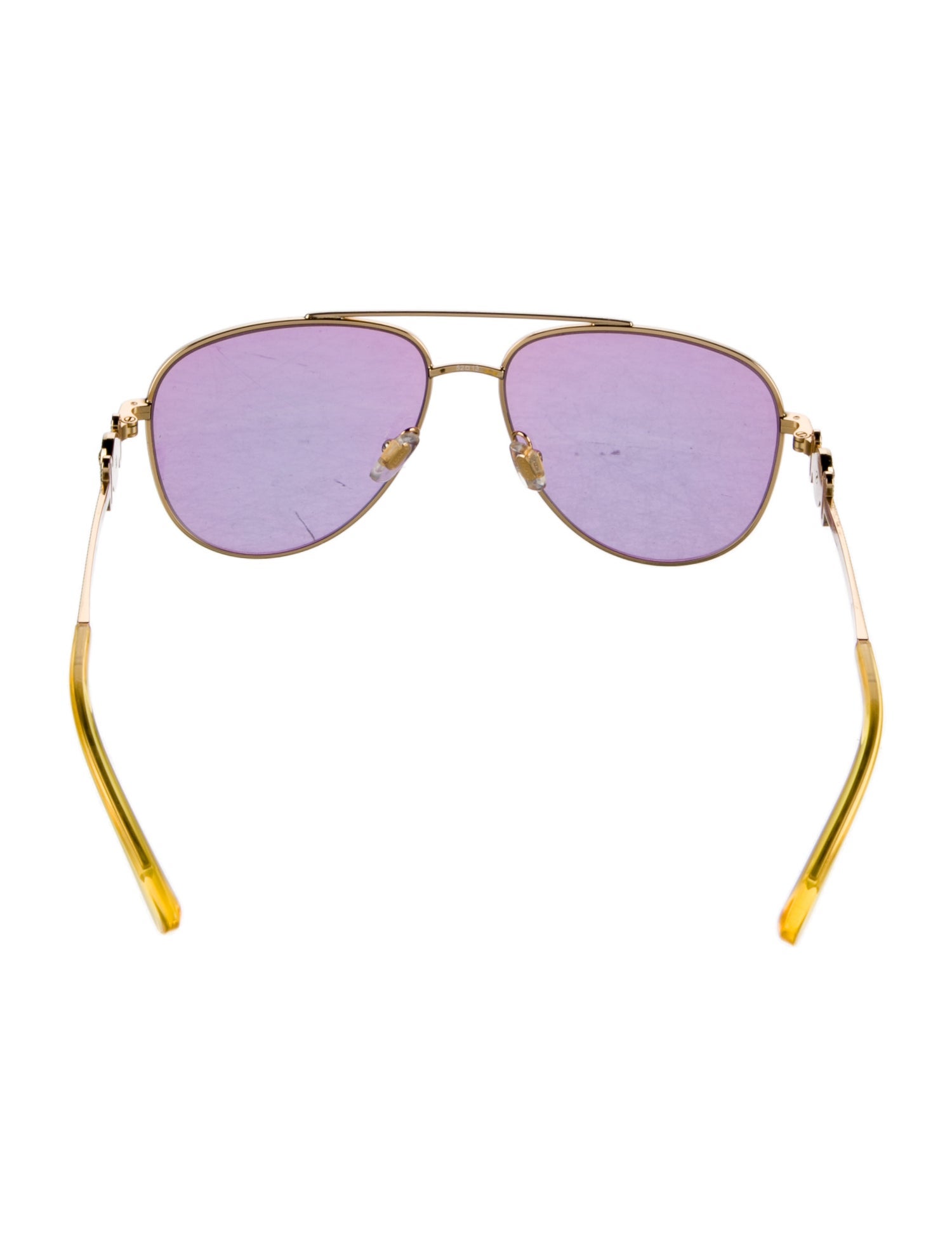 Versace Medusa Insignia Aviator Sunglasses