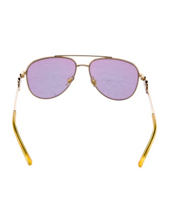 Versace Medusa Insignia Aviator Sunglasses