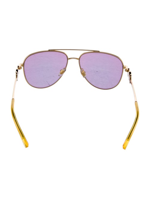 Versace Medusa Insignia Aviator Sunglasses