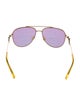 Versace Medusa Insignia Aviator Sunglasses