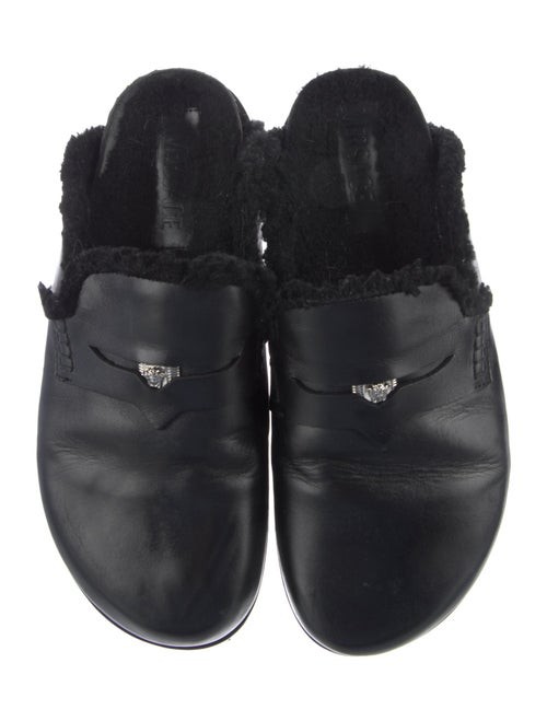 Versace Leather Slippers