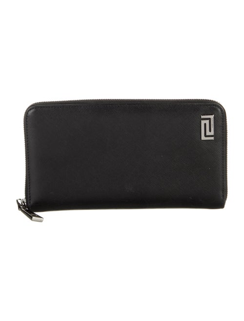Versace Leather Continental Wallet